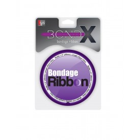 Фиолетовая лента для связывания BONDX BONDAGE RIBBON - 18 м.