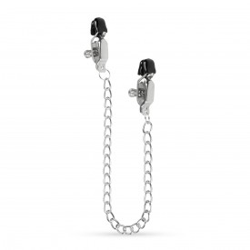 Зажимы на соски с цепочкой Easytoys Big Nipple Clamps With Chain