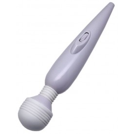 Белый вибромассажёр Mimi Magic Wand - 19,2 см.