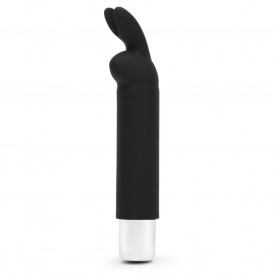 Черный мини-вибратор Greedy Girl Bullet Rabbit Vibrator - 12,7 см.