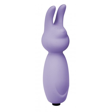 Фиолетовый мини-вибратор с ушками Emotions Funny Bunny Lavender